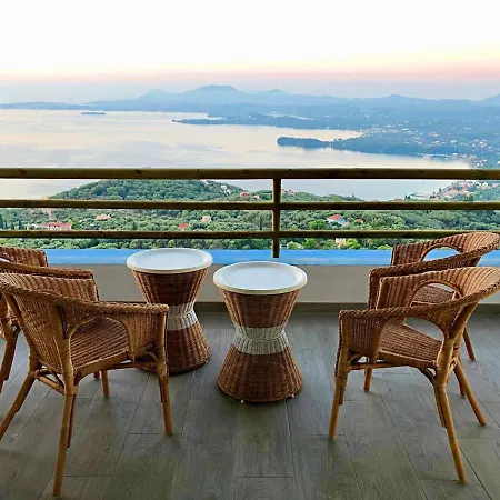 House Tanna Of Villa Intaba Spectacular Sea Views Corfiot Riviera Spartilas Corfu Island Greece Close To Ipsos Beach Spartylas Zewnętrze zdjęcie