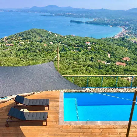 House Tanna Of Villa Intaba Spectacular Sea Views Corfiot Riviera Spartilas Corfu Island Greece Close To Ipsos Beach Spartylas Zewnętrze zdjęcie