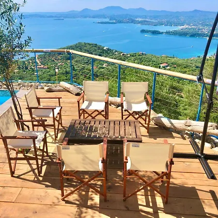 House Tanna Of Villa Intaba Spectacular Sea Views Corfiot Riviera Spartilas Corfu Island Greece Close To Ipsos Beach Spartylas Zewnętrze zdjęcie