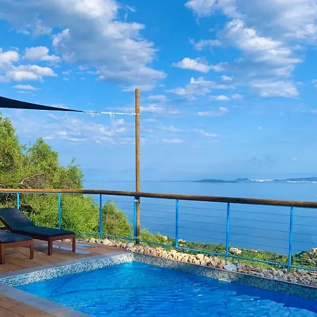 House Tanna Of Villa Intaba Spectacular Sea Views Corfiot Riviera Spartilas Corfu Island Greece Close To Ipsos Beach Spartylas Zewnętrze zdjęcie