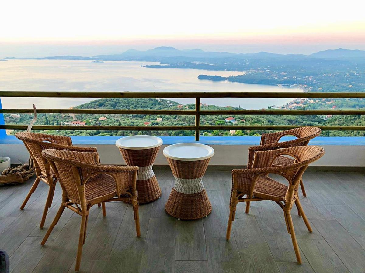House Tanna Of Intaba Spectacular Sea Views Corfiot Riviera Spartilas Corfu Island Greece Close To Ipsos *