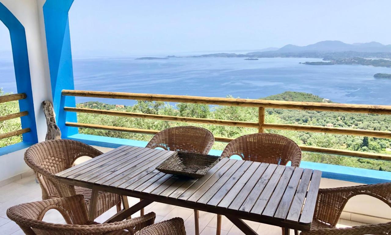 House Tanna Of Intaba Spectacular Sea Views Corfiot Riviera Spartilas Corfu Island Greece Close To Ipsos *
