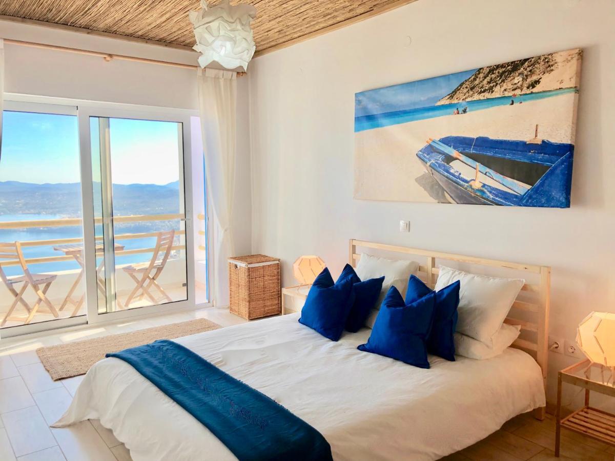 House Tanna Of Intaba Spectacular Sea Views Corfiot Riviera Spartilas Corfu Island Greece Close To Ipsos Hébergement de vacances